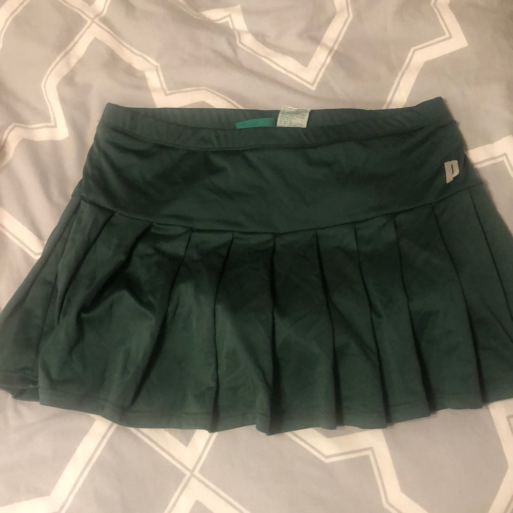 Prince tennis skirt- green, size small, great cond